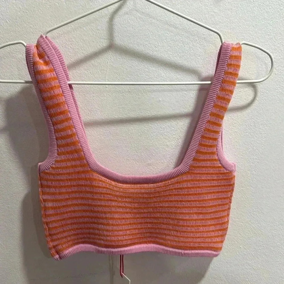 Solid & Striped The Kimberly Top Cherry Multi Stripe - Picture 2 of 4